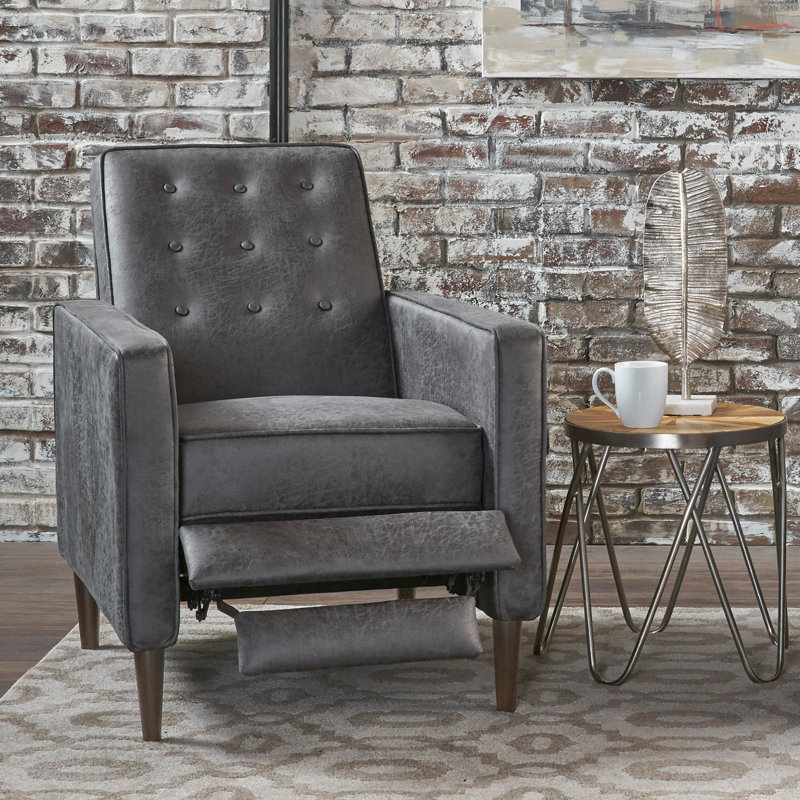 Fauteuil inclinable Mid-Century moderne, Ardoise