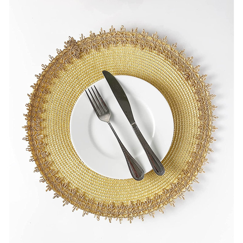 Ensemble de napperons ronds 15 po Nautral