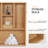 Dyanara Wall Mounted Bathroom Cabinet with Slide Doors-1319317581