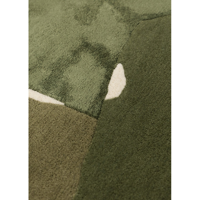 Muse Handmade Wool Abstract Area Rug