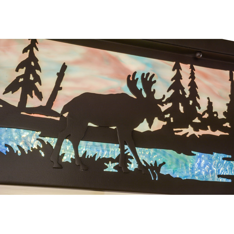Rustic Lodge 8 - Light Flush Mount