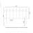 Roman 18" x 22" Iron Decorative Garden Fence Panels-928619293