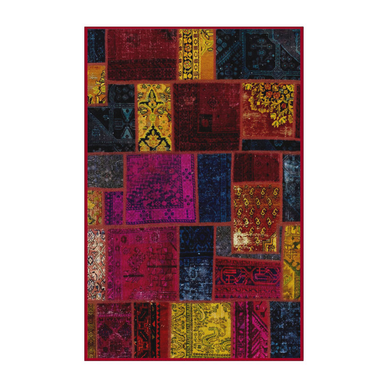 Abstract Indoor Rug, Rectangle 2' x 3'