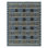 Scandinavian Rug In Blue & Gray Geometric Pattern By Rug & Kilim
