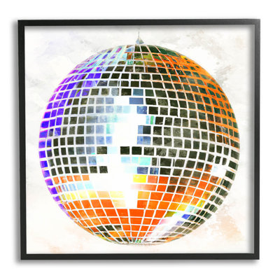 " Vivid Disco Ball Pattern " by Ziwei Li Painting Print