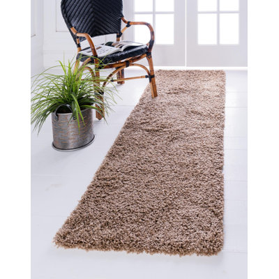 Tapis brun sablonneux Rodolphe
