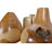 Chaun Handmade Solid Wood Table Vase