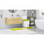 Microfiber Small Bath Mat Rectangular Contemporary-2057834655