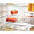 iDesign Recycled Plastic Crisp Large Divided Produce Storage with Handles, Clear Bin
