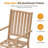 Premium All-Weather Aluminum Outdoor Dining Chairs with Cushions-96330436