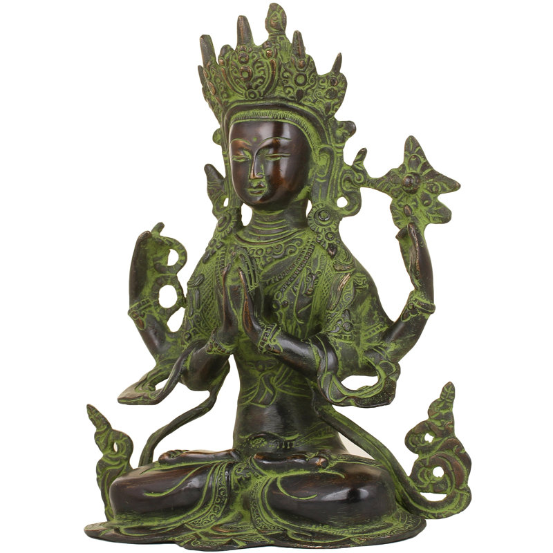 Statue à quatre bras Avalokiteshvara