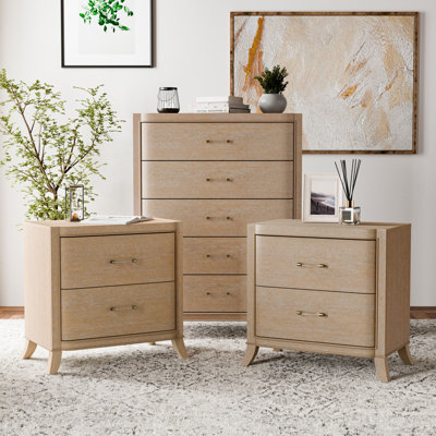 Stanger 3-Piece Nightstands And Chest Set