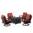 Desaray 4 - Person Patio Conversation Set with Cushions-1415169157