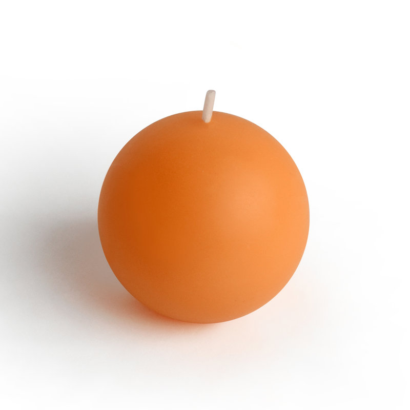 Bougie ronde, Ivoire pâle, Diamètre de 3 po, Ensemble de 36
