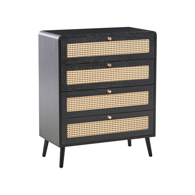 Angeliqua 77cm W 4 - Drawer Chest of Drawers