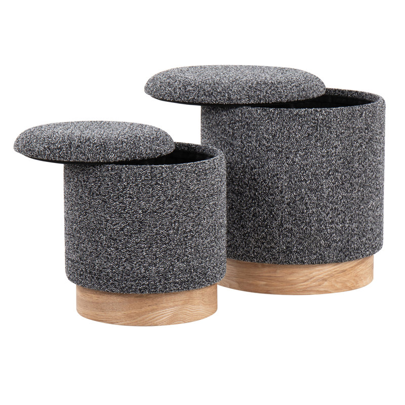 Ensemble de repose-pieds Marla, Noir