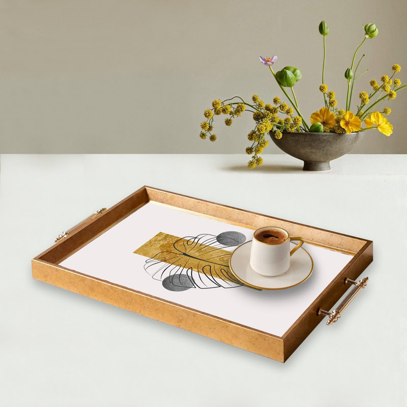 Élégant plateau en verre de 19,7 po x 11,4 po x 1,4 po | Fabrication 100% verre durable | Facile à nettoyer avec un chiffon humide | Idéal pour le service, la présentation décorative et l'organisation | Ajout élégant à la décoration intérieure