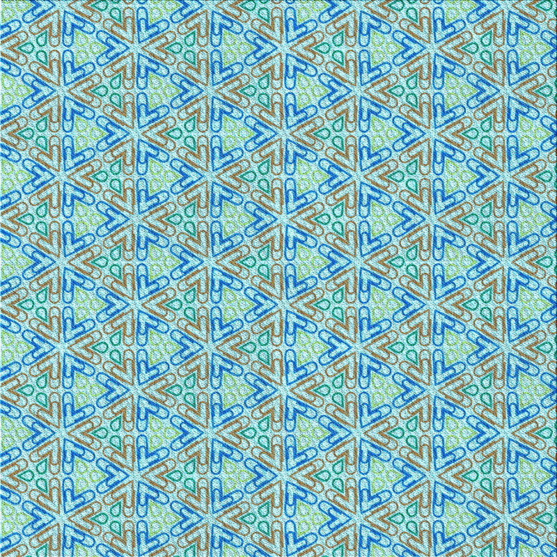 Geometric Indoor Rug, Square 8'