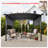 12x9ft Outdoor Pergola Patio Gazebo, Retractable Shade Canopy, Steel Frame