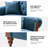 Mario Traditional 83"Wide Tufted Sofa with Solid Wood Legs-1972659894