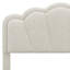 Lit plateforme tapissier en forme de fleur avec repose-pieds Sherpa Witcomb-684476338-684476337