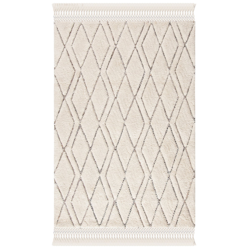 Powell Hand Tufted Performance Geometric Rug, Rectangle 4' x 6'