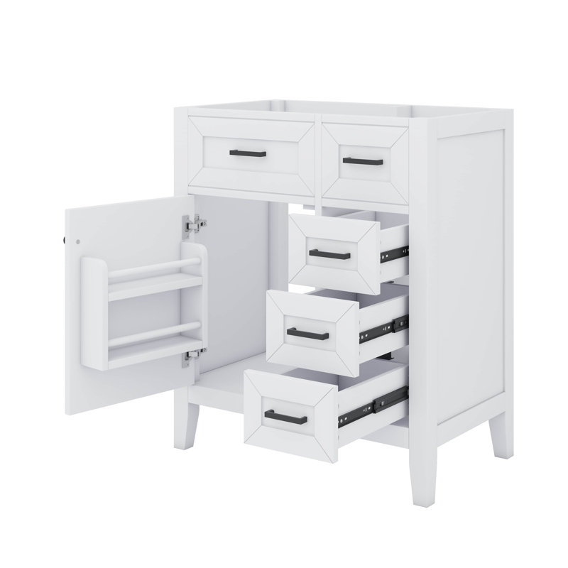 Meuble-lavabo de salle de bain 30 po sans tiroir inclus, Blanc