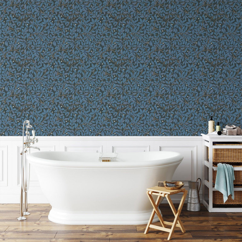 Leaf and Pod - Wallpaper, Premium Paper, Nocturne