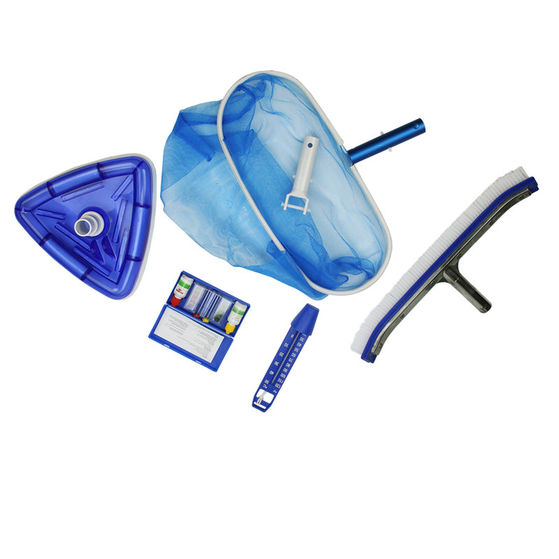 Ensemble 5 pièces de nettoyage de piscine et de test d'eau