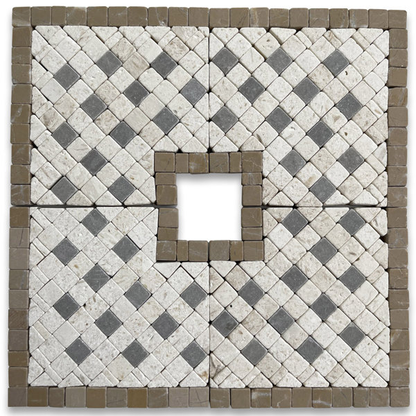 6" x 18" Marble Mosaic Wall & Floor Tile