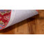 Tapis bleu / rouge en laine et coton touffeté à la main Vahakn-2049859425