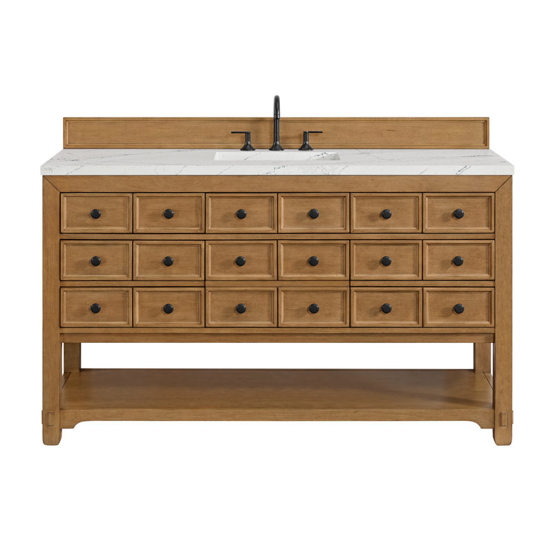Meuble-lavabo simple l 60 po Malibu, Noctis éthéré, À entraxe