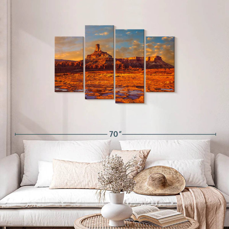 Alvord Red Rock Butte Sunset, 27'' H x 43'' W