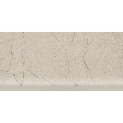 Societal 6" X 12" Porcelain Stone Look Cove Base Tile Trim