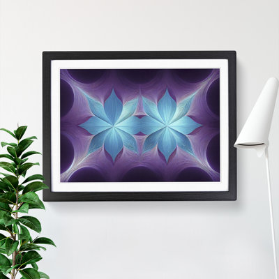 Sumptuous Modern Flowers Abstract - Single Picture Frame Print