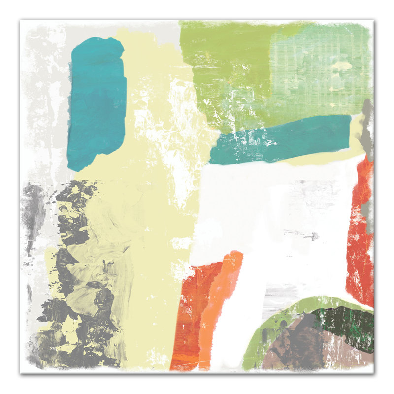 Abstrait, gros plan, reproduction sur toile, H 16 po x l 16 po x P 1,25 po