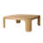 Waynesville Henrico Modern 44"W Simple Assembly Rounded Edges Square Coffee Table With Oak Veneer-1855272171