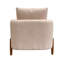 Chaise d'appoint moderne texturée