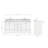 Stafford 73 " W Freestanding Standard Free Standing 2 Double Vanity Bathroom Vanity With Carrara Marble Top-93359273