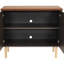 Buffet décoratif 2 portes Ashaun Mid-Century avec tablettes - gris-80556642
