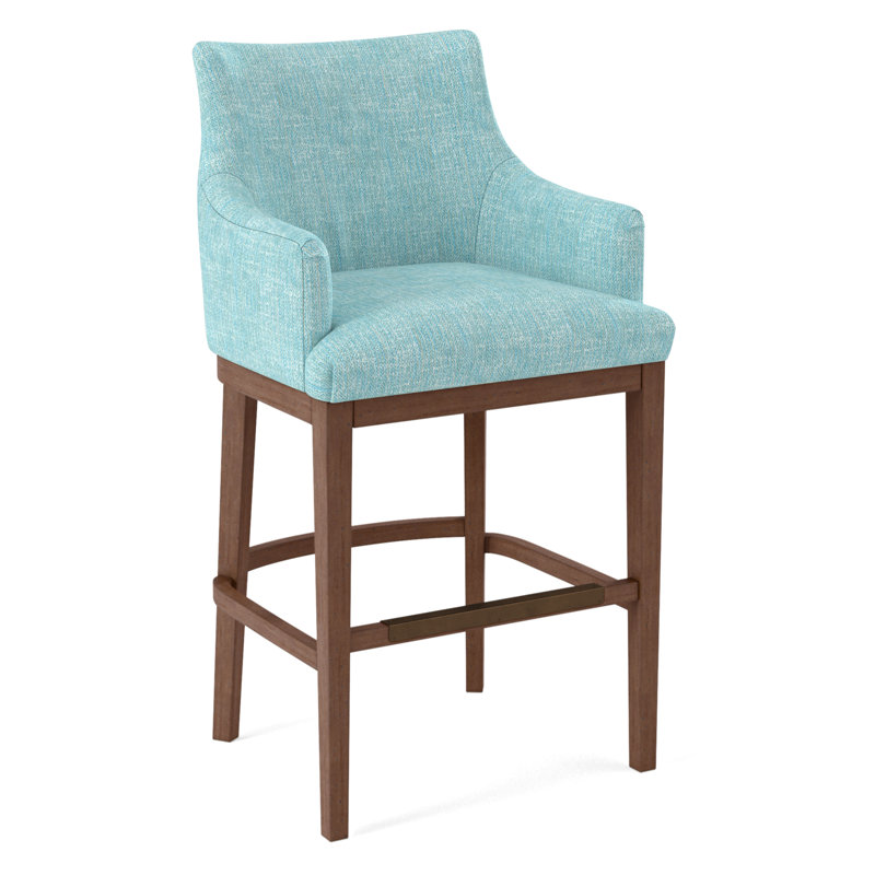 Upholstered Stool, 61412-32, Beachwood