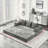 Green Chenille Convertible Floor Sofa Bed – 3-in-1 Lounge Couch-109284690