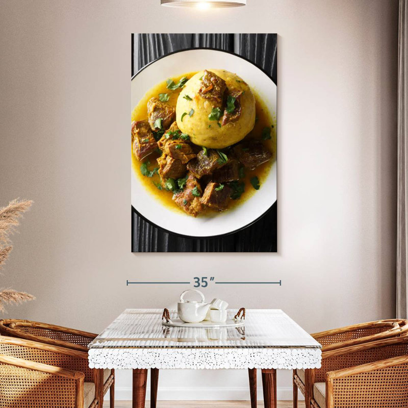 Yarlin Puerto Rican Mofongo, 51" H x 34" W