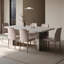 Table de salle à manger Beige-946839940