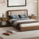 Kempst 22" Tall Nightstand, End Side Tables with Storage Drawer and Open Wood Shelf for Bedroom