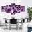 Reproduction d'art sur toile mauve avec améthyste mauve-92833110