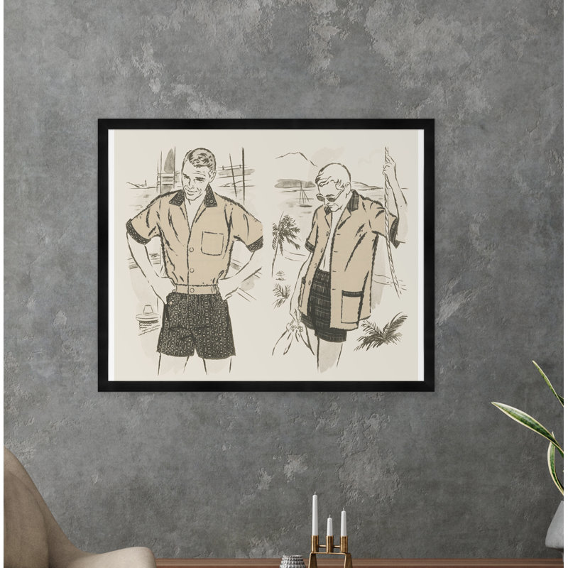 Beach Gentlemen Print