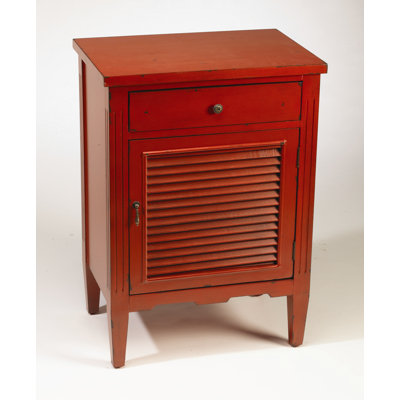 Solid Wood Top End Table
