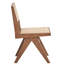 Ensemble de 2 chaises d'appoint en rotin et finition naturelle Velentina