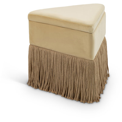 Keyia Velvet Ottoman / Stool